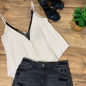 Cream cami